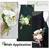 20Pcs Iron & Plastic Brooch Findings JEWB-SC0001-6