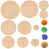 2 Sets Wood Pompom Ball Trimming Cutting Guide DIY-BC0006-79-1