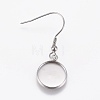 Stainless Steel Dangle Earrings EJEW-WH0001-A03-1
