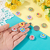 10Pcs 5 Styles Baking Paint Glass Enamel Beads LAMP-TA0002-50B-6