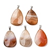Natural Agate Pendants GG-K002-05G-1
