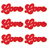 Word Love Towel Embroidery Cloth Iron on/Sew on Patches PATC-FG0001-56-1