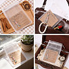 1Pc Gemstone Chip with 201 Stainless Steel Charm Keychains KEYC-CO0001-01A-6