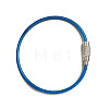Stainless Steel Cable Wire Keychain AJEW-YWC0004-01F-1