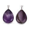 Natural Amethyst Pendants GG-N003-01B-P-1