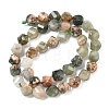 Natural Green Opal Beads Strands G-C267-B05-3