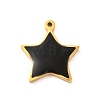 304 Stainless Steel Enamel Charms STAS-A078-09G-2