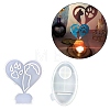 Heart Candle Holder DIY Silicone Molds SIL-F007-12C-1