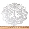 201 Stainless Steel 3D Rotating Hanging Wind Spinner STAS-B122-01P-08-3