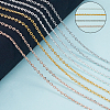DIY Iron Cable Chains Bracelets Necklaces Making Kits DIY-SP0002-14A-4
