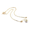 Natural Pearl Pendant Necklaces NJEW-JN03018-01-2