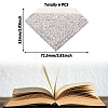 Glitter Imitation Leather Book Corner Protectors AJEW-TAC0038-03A-11