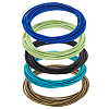 50Pcs 5 Colors Spring Bracelets Set BJEW-BC0001-14-1