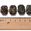 Natural Snowflake Obsidian Beads Strands G-H078-B22-01-5