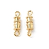 Brass Screw Clasps KK-Z136-44A-G-1