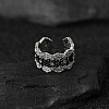 Alloy Micro Pave Cubic Zirconia Cuff Rings FS-WG8F0AC-01-3