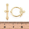 Brass Toggle Clasps KK-T077-01G-4