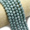 Natural Malaysia Jade Beads Strands G-L645-A01-6mm-12-3