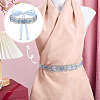 1Pc Rhinestone Eye Polyester Belts for Dress AJEW-FG0005-74-4