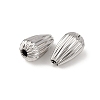Textured 304 Stainless Steel Beads STAS-I358-11P-02-2