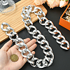 1Pc Acrylic Cuban Link Chain Necklaces for Men NJEW-SP0001-09A-S-4