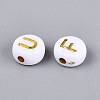 Opaque Acrylic Beads SACR-Q001-08A-M-4