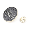 Flat Round with Word I Believe in Science Enamel Pins ENAM-R005-02KCG-02-2