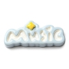 Musical Theme Opaque Resin Cabochons CRES-D008-01A-1