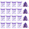 20Pcs Polyester Mesh Sachet Packing Drawstring Bgas ABAG-TA0002-20E-2