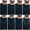 925 Sterling Silver Thin Dainty Link Chain Necklace for Women Men JN1096A-06-4