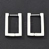 Tarnish Resistant 304 Stainless Steel Huggie Hoop Earrings X-STAS-R115-21P-5