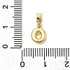 Brass Letter Charms KK-G554-22G-O-3