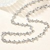 304 Stainless Steel Dolphin Link Chain Necklaces for Women NJEW-G201-02P-2
