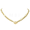304 Stainless Steel Curb Chain & Figaro Chain Necklaces NJEW-JN06022-3