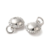 Rack Plating Brass & Cubic Zirconia Charms KK-G487-01P-2