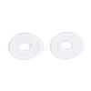 50Pcs Transparent PVC Insulating Gaskets PVC-T006-5mm-01-3