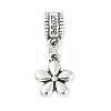 Rack Plating Brass European Dangle Charms KK-R200-01AS-01-1