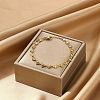 304 Stainless Steel Link Chain Bracelets for Women LS-BJEW-P372-02B-G-1