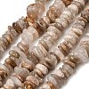 Natural Thousand Layer Phantom Quartz Layered Lodolite Quartz Thousand Layer Garden Quartz Beads Strands GG-CBAC13F-C04-01-2