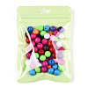 Macaron Color Plastic Yin-yang Zip Lock Bags OPP-N001-01E-07-3