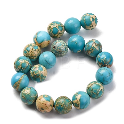 Dyed Natural Regalite/Imperial Jasper/Sea Sediment Jasper Beads Strands G-B124-C03-05-1