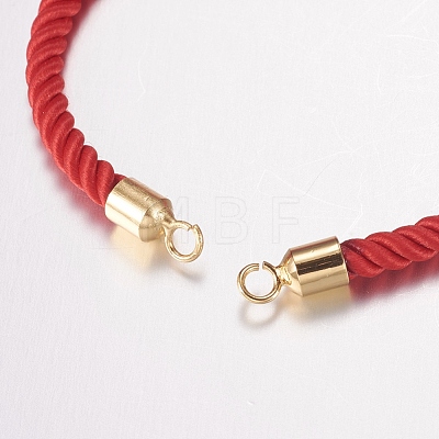 Nylon Twisted Cord Bracelet Making MAK-F019-01G-1