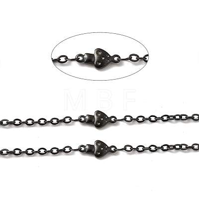 304 Stainless Steel Mushroom Link Chains STAS-B041-11EB-1