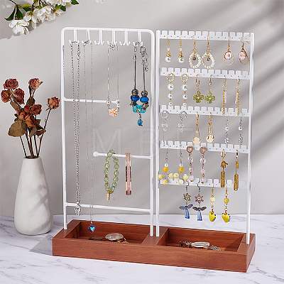 Iron Jewelry Display Stands AJEW-WH0518-11B-1