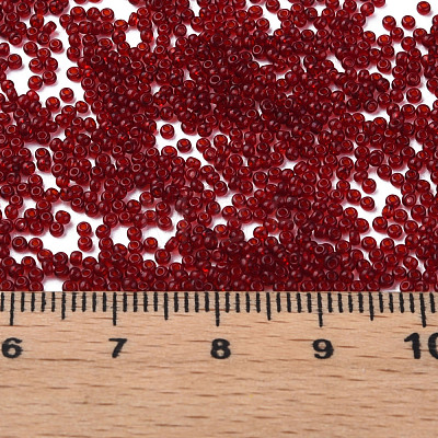 15/0 Transparent Czech Glass Seed Beads SEED-N004-004-28-1