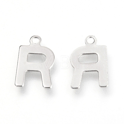 Non-Tarnish 201 Stainless Steel Charms STAS-C021-06P-R-1