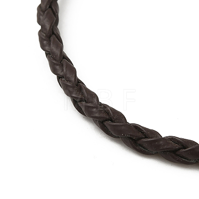 Trendy Braided Imitation Leather Bracelet Making BJEW-S076-017-1