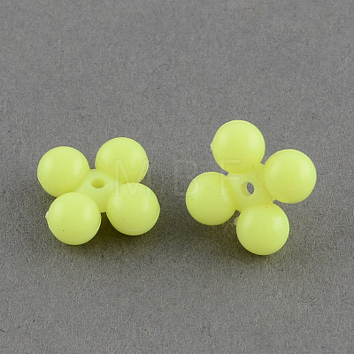 Opaque Acrylic Beads SACR-R839-M-1