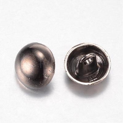 Alloy Shank Buttons BUTT-D054-11.5mm-06B-1