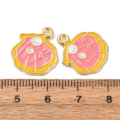 Ocean Alloy Enamel Pendants ENAM-B041-01C-1